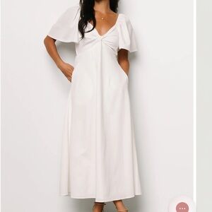 Baltic Born Indie Tie White Dress